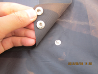 the connection of solar panel and fabric